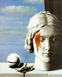 Pintura de R. Magritte ...