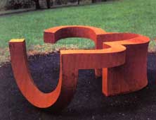 Escultura de Chillida: dileg i tolerncia, 1992 Rathaus-Innenhof Mnster Alemania